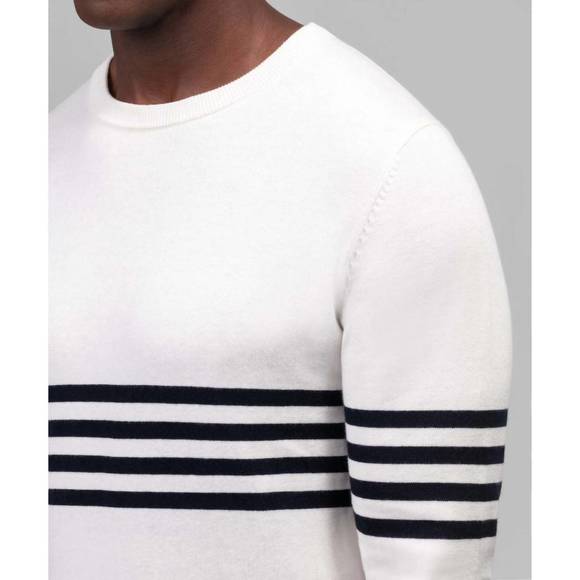 NEW RON DORFF men's sweater in off white - Picture 3 of 5